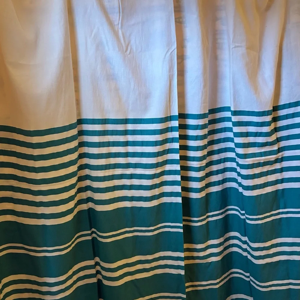 Tommy Hilfiger Canyon Stripe Fabric Shower Curtain